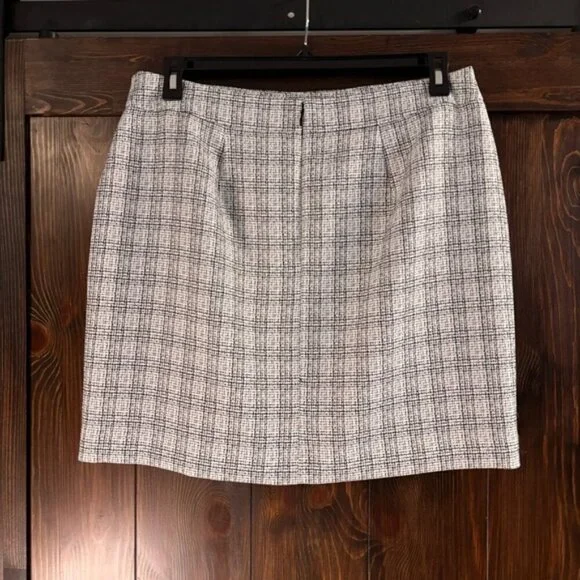 Bar III Women's Size 14 Black and White Tweed Formal Pencil Skirt NWT - Picture 6 of 7
